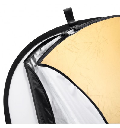 Reflektor 5i1 (Soft, Silber, gold, schwarz & weiß) 150 x 200 cm, Farben: gold, Silber, weiß, schwarz und weich 0